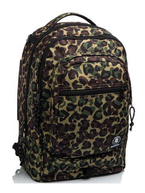  NEW PLUG ANIMALIER Mochila Trolley 3 en 1 LEO VERDE - Mochilas con ruedas