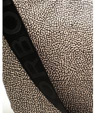 BORBONESE BORBONESO Bolso LUNA Hobo, mediano OP / NATURAL / NEGRO - Bolsos Mujer - 3