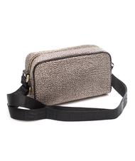 BORBONESE BORBONESO Mini bolso bandolera de tela OP / NATURAL / NEGRO - Bolsos Mujer - 2