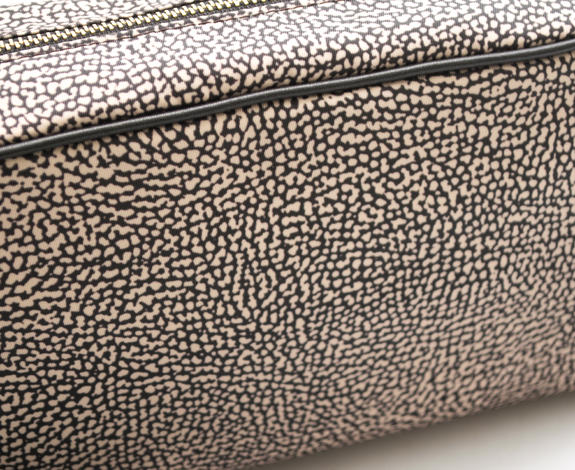 BORBONESO Mini bolso bandolera de tela OP / NATURAL / NEGRO - Bolsos Mujer