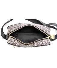 BORBONESE BORBONESO Mini bolso bandolera de tela OP / NATURAL / NEGRO - Bolsos Mujer - 4