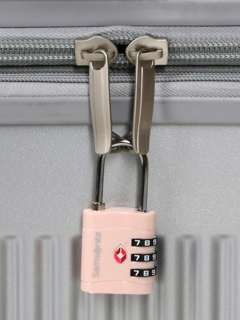  Cerradura de combinaci&oacute;n GLOBAL TRAVEL TSA ROSA ROSA P&Aacute;LIDA - Accesorios de viaje