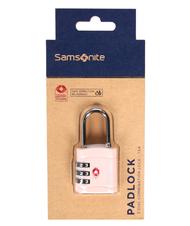 SAMSONITE  Cerradura de combinaci&oacute;n GLOBAL TRAVEL TSA ROSA ROSA P&Aacute;LIDA - Accesorios de viaje - 5