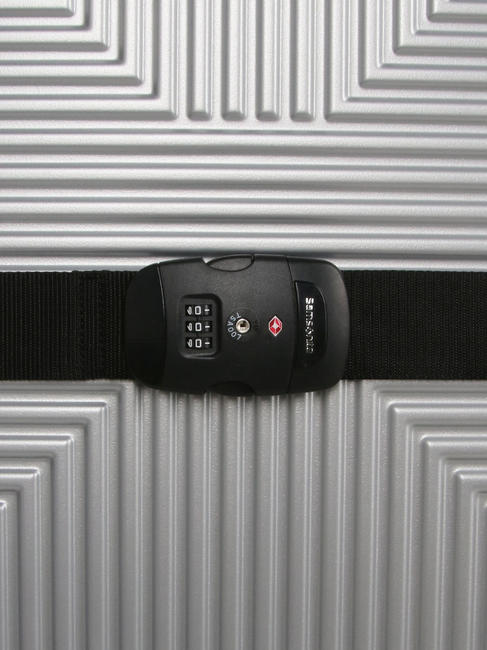  Correa para equipaje GLOBAL TRAVEL TSA, con combinación NEGRO - Accesorios de viaje