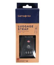 SAMSONITE  Correa para equipaje GLOBAL TRAVEL TSA, con combinación NEGRO - Accesorios de viaje - 5