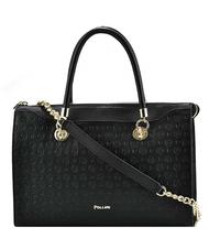 POLLINI Heritage Embossed Bolso de hombro, con bandolera negro - Bolsos Mujer - 2