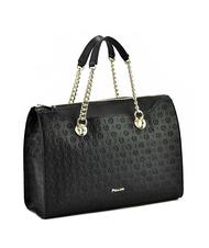 POLLINI Heritage Embossed Bolso de hombro, con bandolera negro - Bolsos Mujer - 4