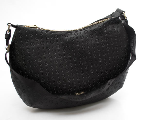 Heritage Embossed Bolso de hombro negro - Bolsos Mujer