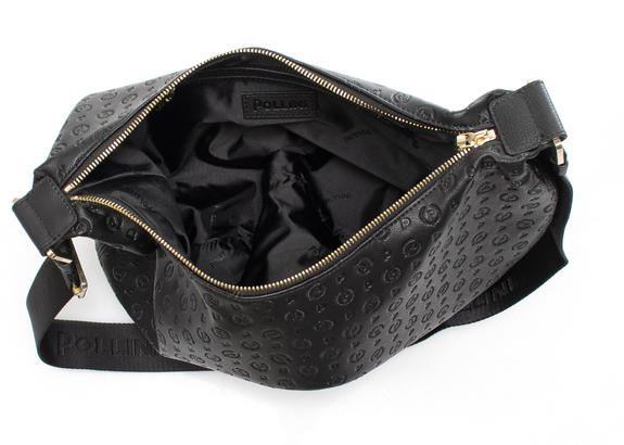 Heritage Embossed Bolso de hombro negro - Bolsos Mujer