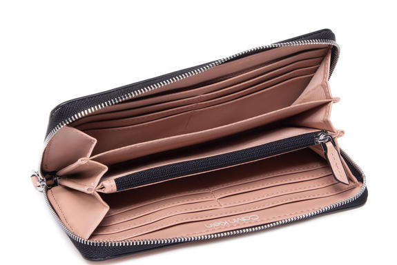  Cartera cremallera around Rosa polvorienta - Carteras Mujer
