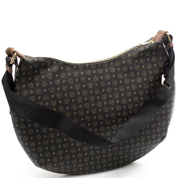 Heritage Classic Bolso de hombro, con detalles de piel negro marr&oacute;n - Bolsos Mujer