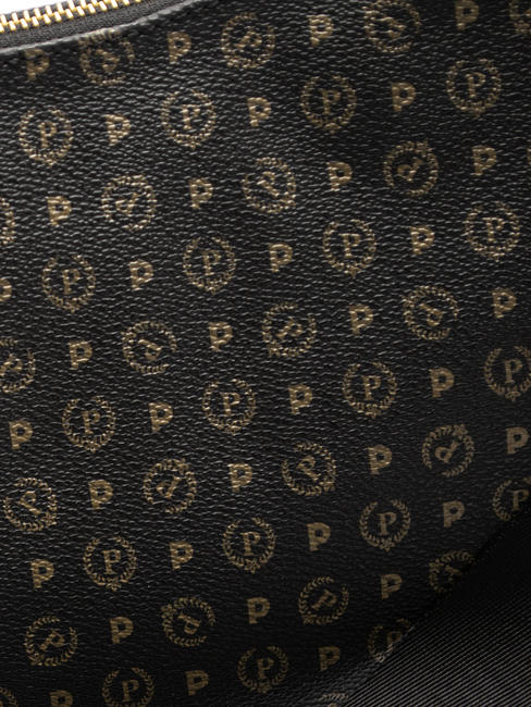 Heritage Classic Bolso de hombro, con detalles de piel negro marr&oacute;n - Bolsos Mujer