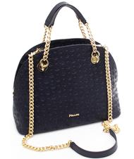 POLLINI Heritage Embossed Bolso de mano, con bandolera azul - Bolsos Mujer - 2