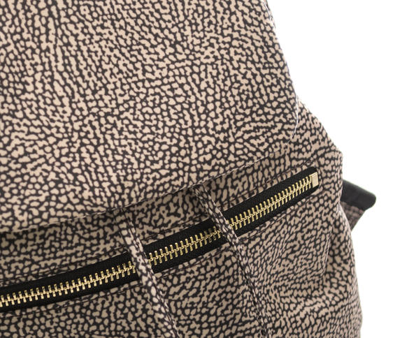 MEDIUM ECO LINE Mochila mediana de tela OP / NATURAL / NEGRO - Bolsos Mujer