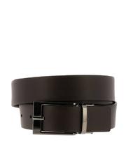 ARMANI EXCHANGE LOGO Cintur&oacute;n reversible NEGRO / MARRON OSCURO - Cinturones - 2