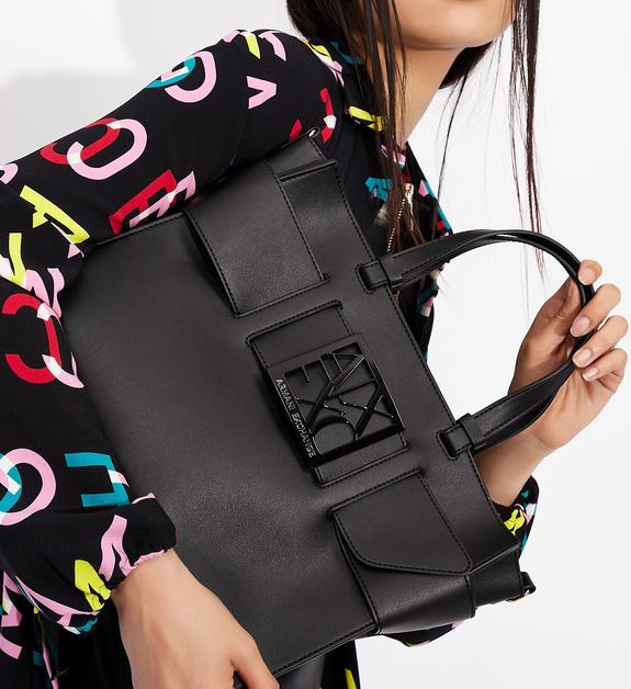 A|X BUCKLE Comprador de mano, con bandolera negro - Bolsos Mujer