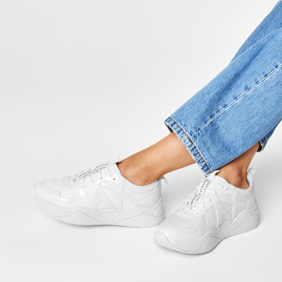 A|X Zapatillas gruesas OP BLANCO - Zapatos Mujer