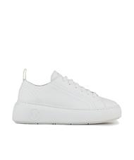 ARMANI EXCHANGE SUPER ACTION Zapatillas de piel con plataforma OP BLANCO - Zapatos Mujer - 2
