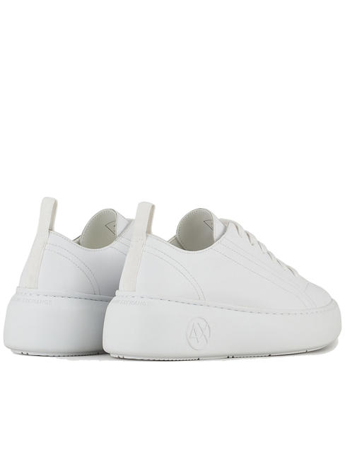 SUPER ACTION Zapatillas de piel con plataforma OP BLANCO - Zapatos Mujer