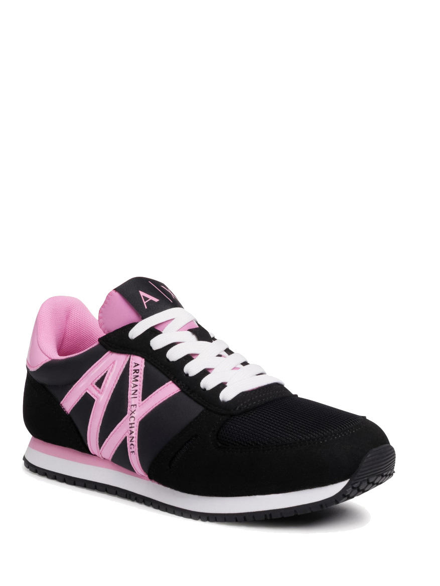 Armani Exchange Rio Zapatillas Mujer Negro / Color De Rosa - ¡Compra A