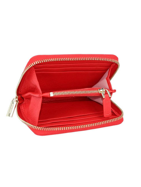  Mini cartera METALLIC SOFT de piel PULIDO ROJO - Carteras Mujer