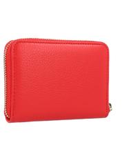 COCCINELLE  Mini cartera METALLIC SOFT de piel PULIDO ROJO - Carteras Mujer - 3