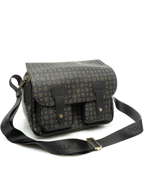 Heritage Classic Bandolera, en PVC negro - Bolsos Mujer