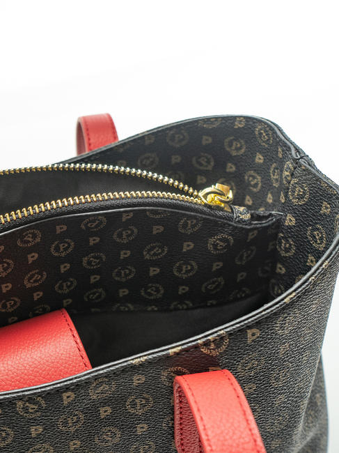  HERITAGE CLASSIC Bolso de hombro laca negra - Bolsos Mujer