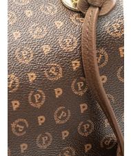 POLLINI  Bolso HERITAGE, con bandolera marrón / crema - Bolsos Mujer - 4