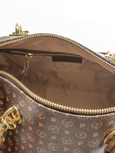  Bolso HERITAGE, con bandolera marrón / crema - Bolsos Mujer