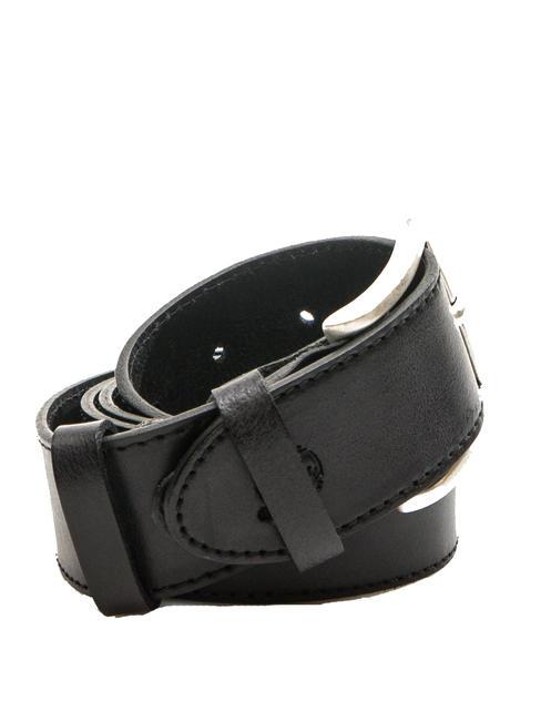 Cinturon De piel, ajustable a medida NEGRO - Cinturones