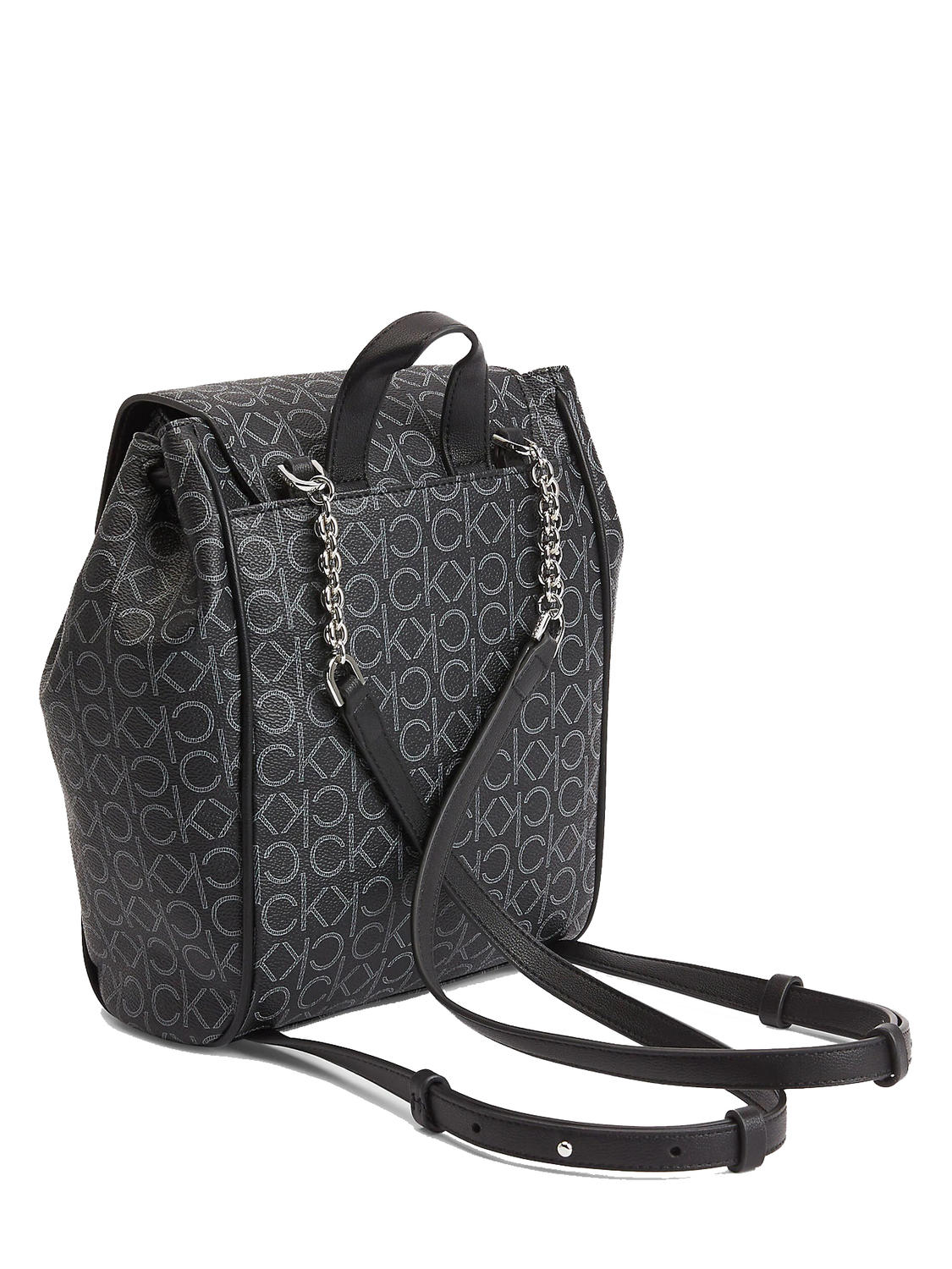 Calvin Klein Mochila Drawstring Mezcla Mono Negro - ¡Compra A Precios De  Outlet!
