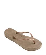 HAVAIANAS SLIM FLATFORM SLIM FLATFORM Chanclas de mujer rosa / oro - Zapatos Mujer - 2