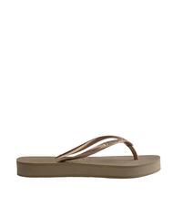 HAVAIANAS SLIM FLATFORM SLIM FLATFORM Chanclas de mujer rosa / oro - Zapatos Mujer - 3
