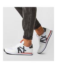 ARMANI EXCHANGE RIO Zapatillas bajas MULTICOLOR / OP.WHITE + NEGRO - Zapatos Hombre - 7