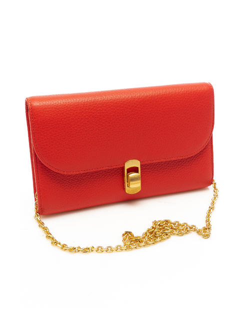 zaniah portafoglio pelle vitello ZANIAH Bolso de mano con bandolera PULIDO ROJO - Carteras Mujer