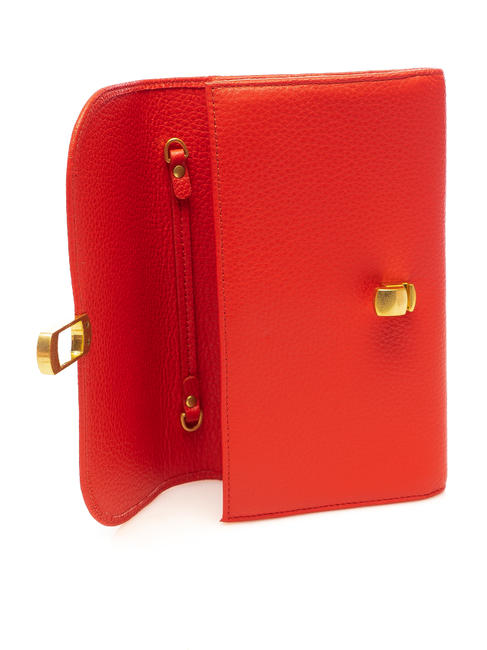 zaniah portafoglio pelle vitello ZANIAH Bolso de mano con bandolera PULIDO ROJO - Carteras Mujer