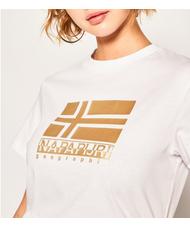 NAPAPIJRI Napapijri SHYAMOLI Camiseta mujer BLANCO BRILLANTE 002 - camiseta - 3
