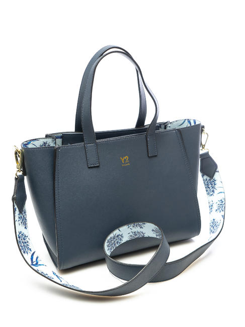  BREEZE Shoppin Bag a mano, con bandolera azul - Bolsos Mujer