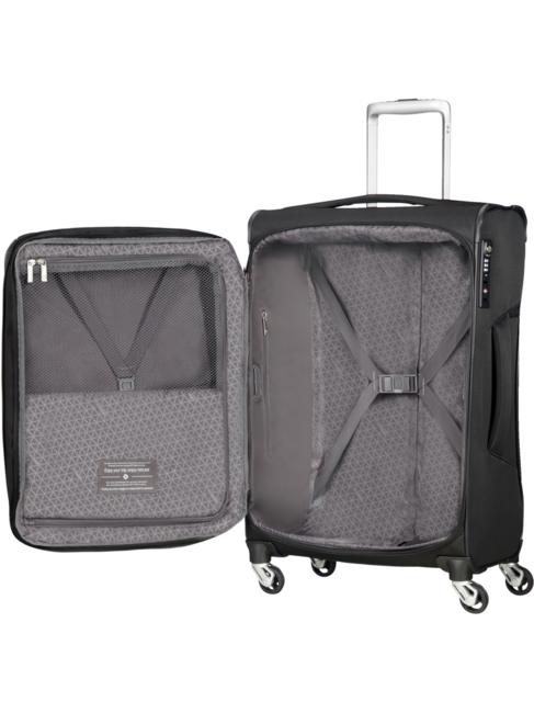  Carro para equipaje de mano ECO-REV, expandible NEGRO - Bolsas de viaje