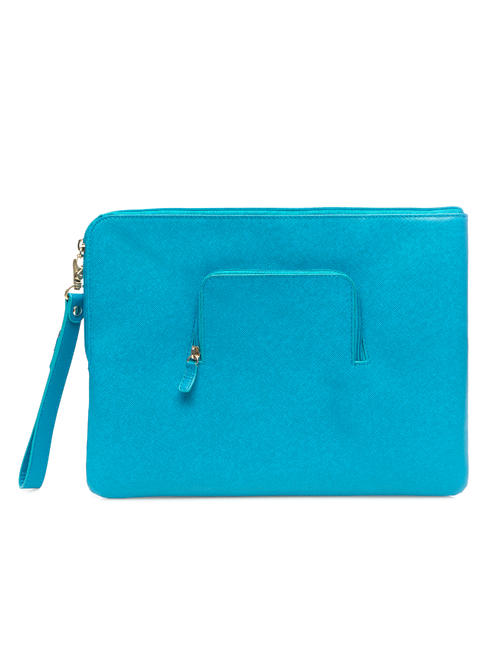 CAMPIONARIO - CRAYON CRAYON Clutch con pu&ntilde;o azul - Bolsos Mujer