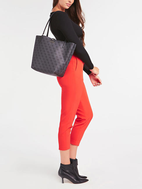  ALBY TOGGLE 4G Bolso shopping con bolso de mano NEGRO DE CARB&Oacute;N - Bolsos Mujer