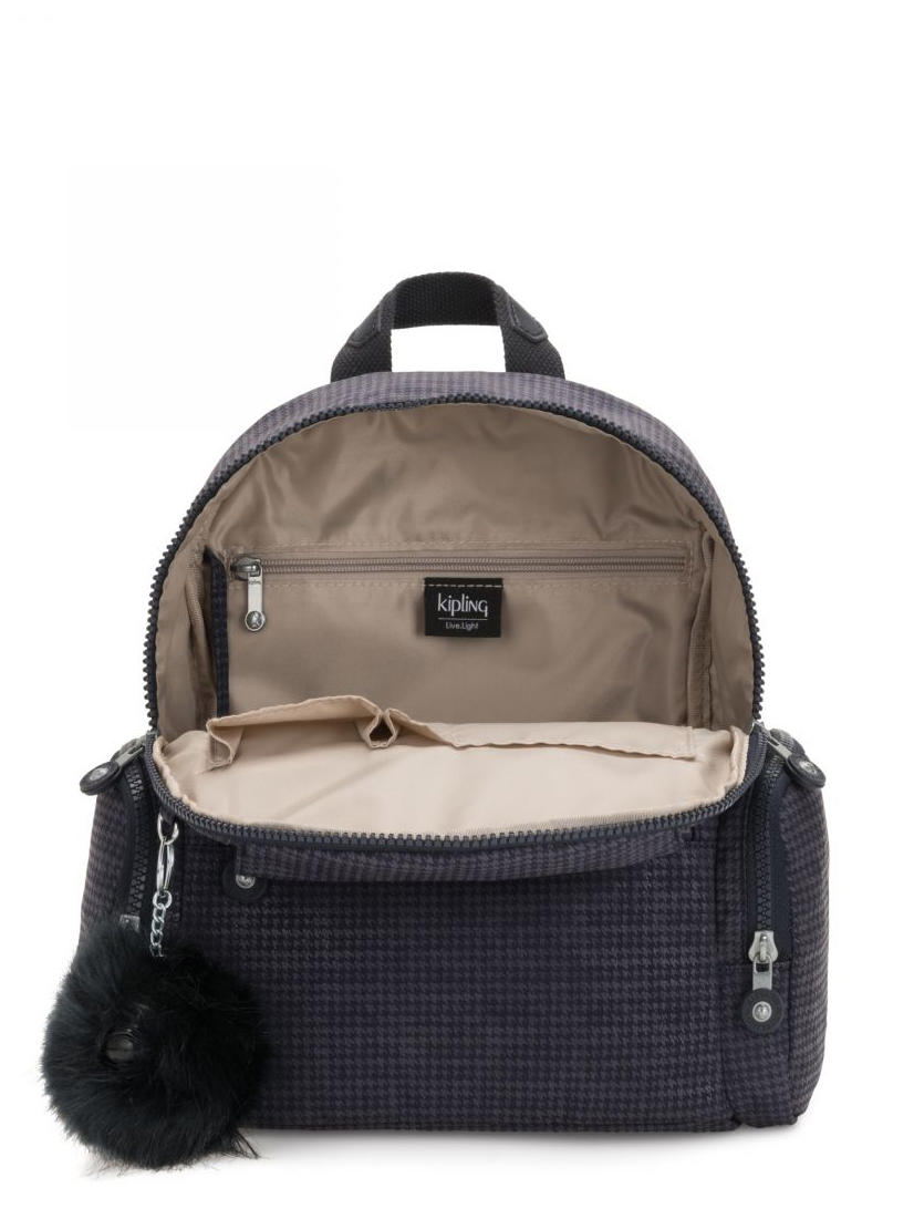 Kipling Mochila Matta Moderno Hound Azul - ¡Compra A Precios De Outlet!