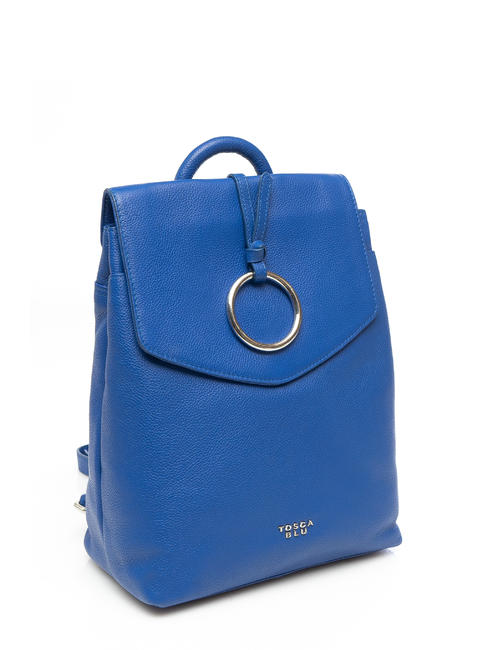  BIANCOSPINO Mochila de piel azul el&eacute;ctrico - Bolsos Mujer