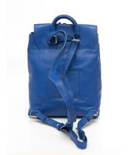 TOSCA BLU  BIANCOSPINO Mochila de piel azul el&eacute;ctrico - Bolsos Mujer - 3