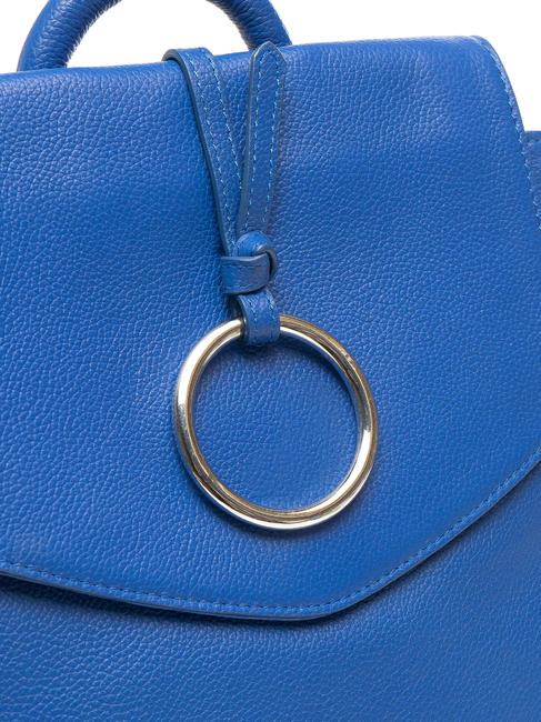 BIANCOSPINO Mochila de piel azul el&eacute;ctrico - Bolsos Mujer