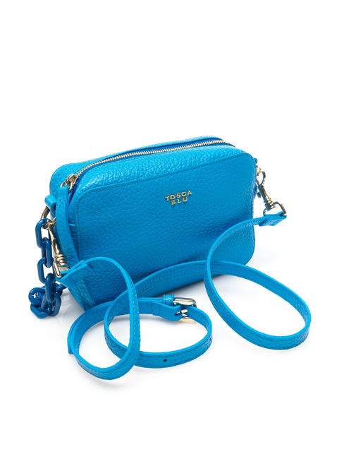 Bolso bandolera NINFEA Mini, en piel azul el&eacute;ctrico - Bolsos Mujer