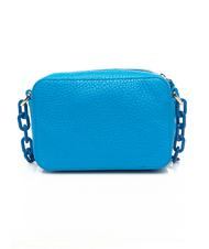 TOSCA BLU  Bolso bandolera NINFEA Mini, en piel azul el&eacute;ctrico - Bolsos Mujer - 3