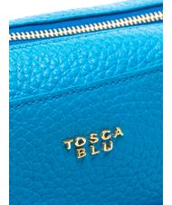 TOSCA BLU  Bolso bandolera NINFEA Mini, en piel azul el&eacute;ctrico - Bolsos Mujer - 4