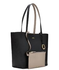 RALPH LAUREN Merrimack Comprador de hombro reversible negro / gris oscuro - Bolsos Mujer - 3
